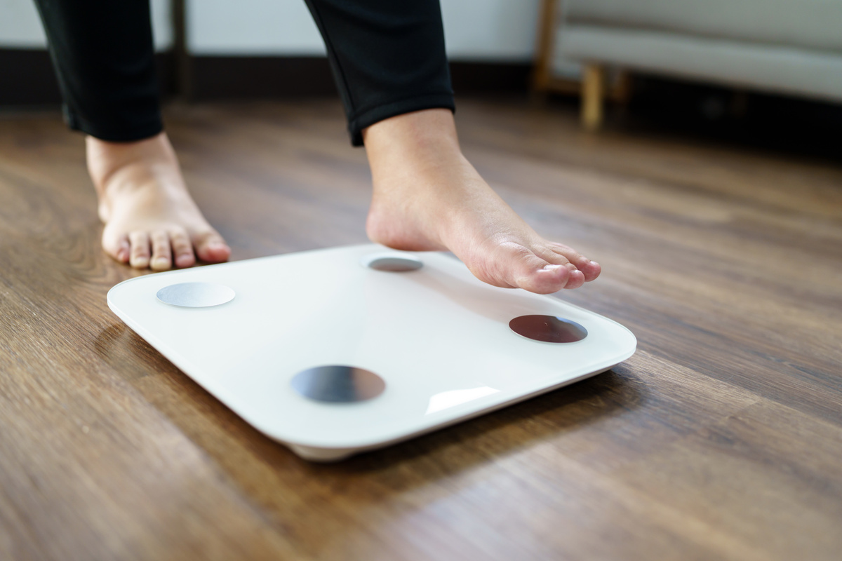 Person on a Weighing Scale
